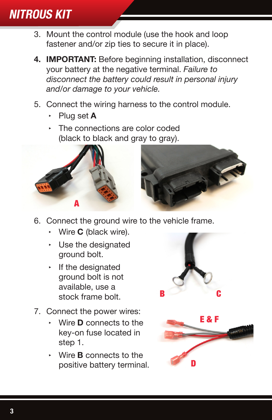 Nitrous kit | Bully Dog 47000 Nitrous Kit User Manual | Page 4 / 12