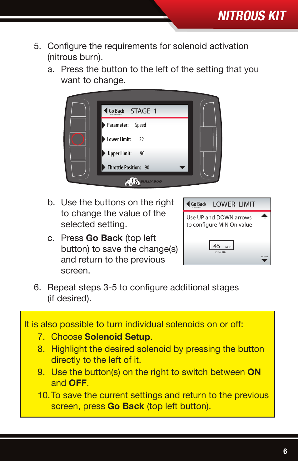 Nitrous kit | Bully Dog 47000 Nitrous Kit User Manual | Page 7 / 12