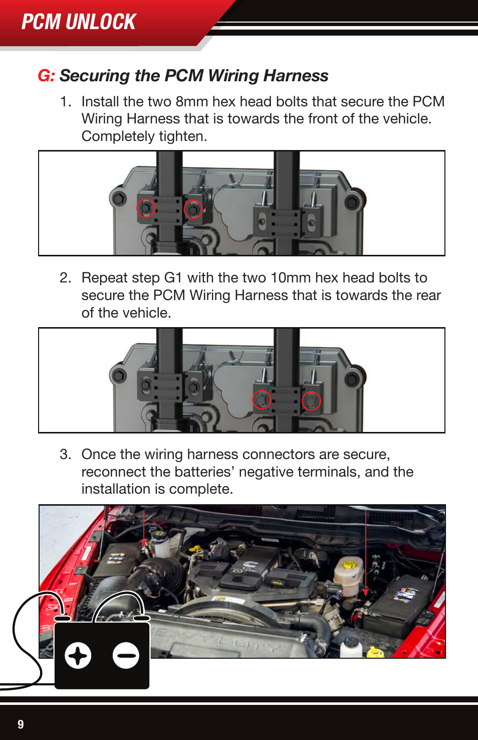 Pcm unlock | Bully Dog 42213 Dodge Ram 2500-3500 6.7L 2013 User Manual | Page 10 / 12