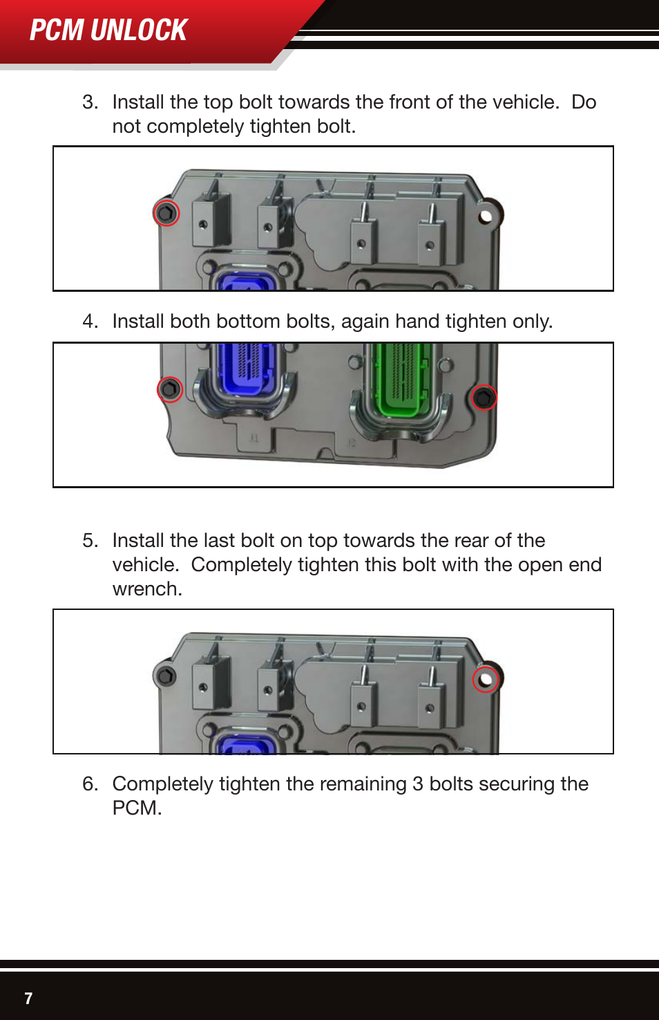 Pcm unlock | Bully Dog 42213 Dodge Ram 2500-3500 6.7L 2013 User Manual | Page 8 / 12