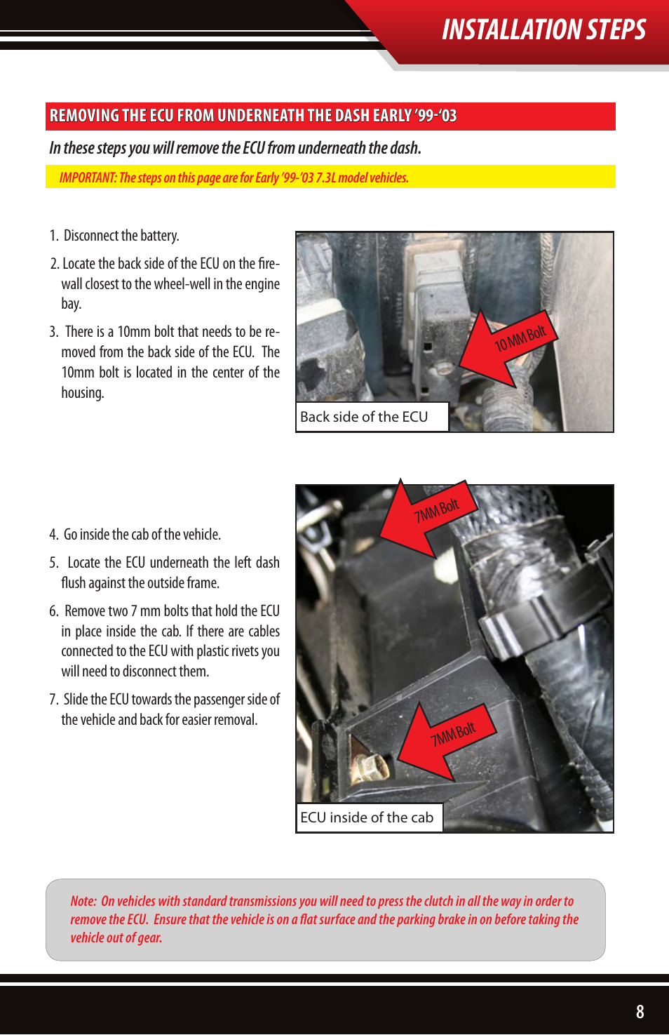 Installation steps | Bully Dog 4161x 4-Bank 6-Position Chip User Manual | Page 9 / 16
