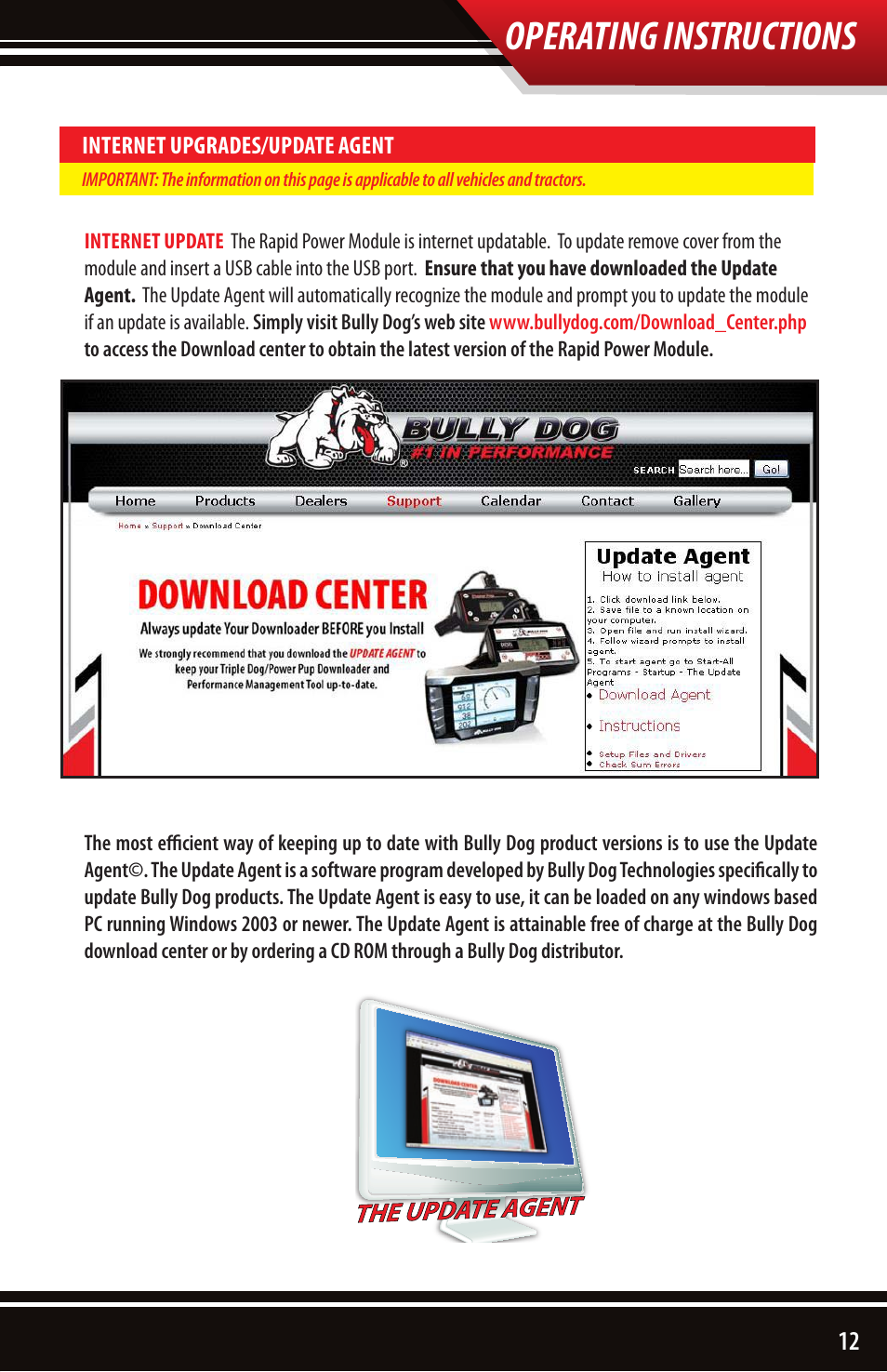 Operating instructions | Bully Dog 40605 John Deere 8030 and 8020 Series Module User Manual | Page 13 / 16