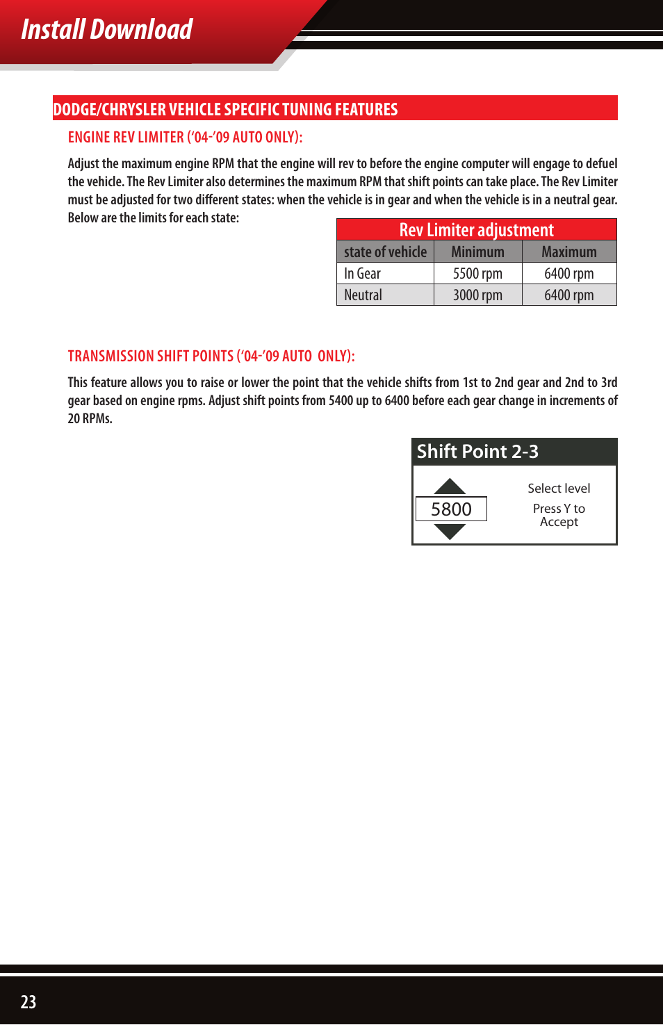 Install download | Bully Dog 40510 Triple Dog Gas Downloader User Manual | Page 24 / 32