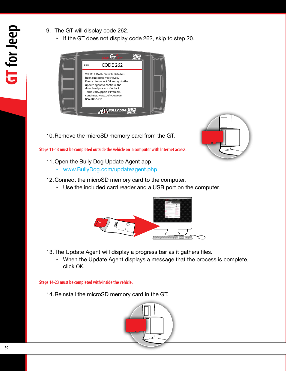 Gt for jeep | Bully Dog 40440 GT for Jeep Manual User Manual | Page 40 / 62