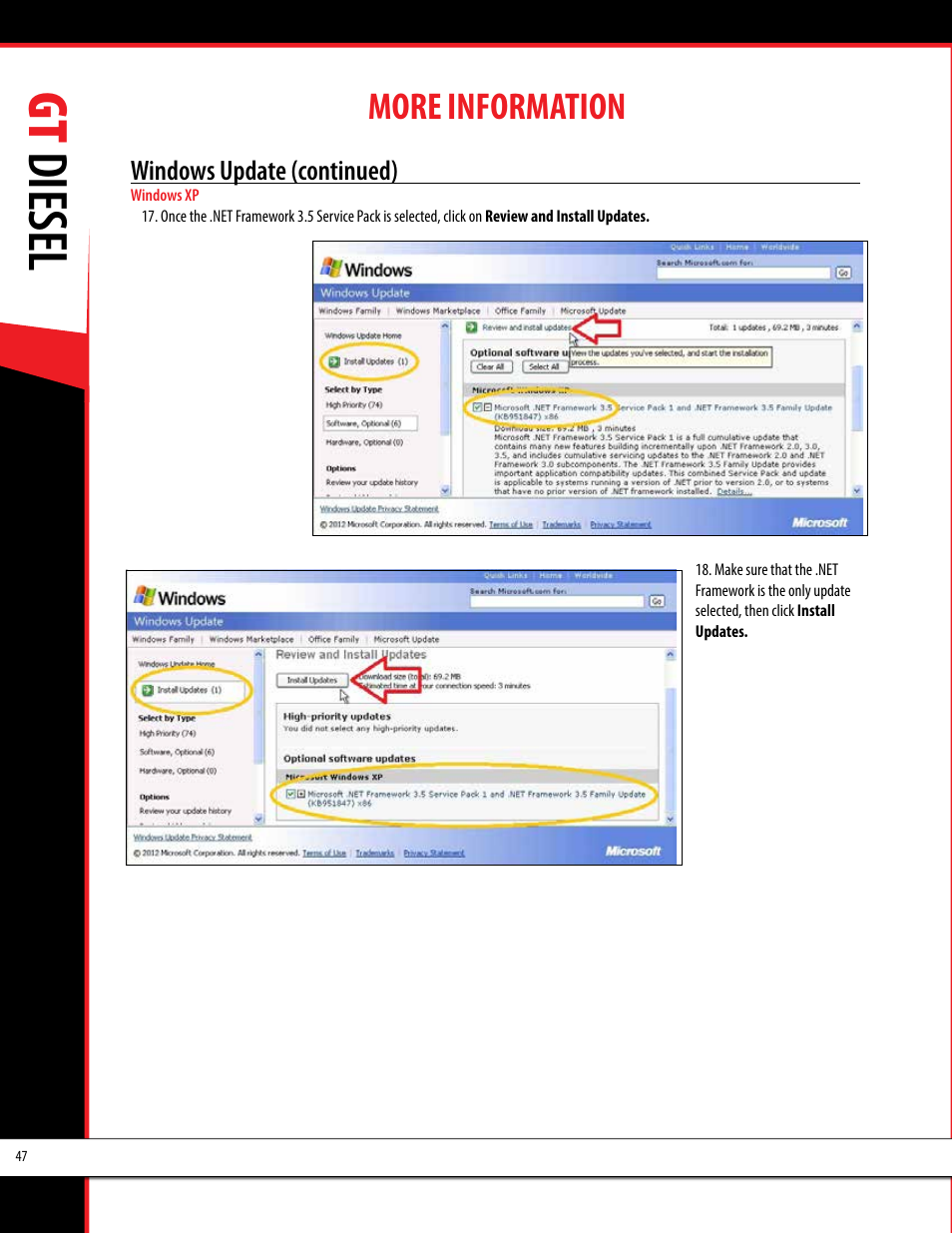 Gt diesel, More information | Bully Dog 40420 gauge GT tuner User Manual | Page 48 / 54