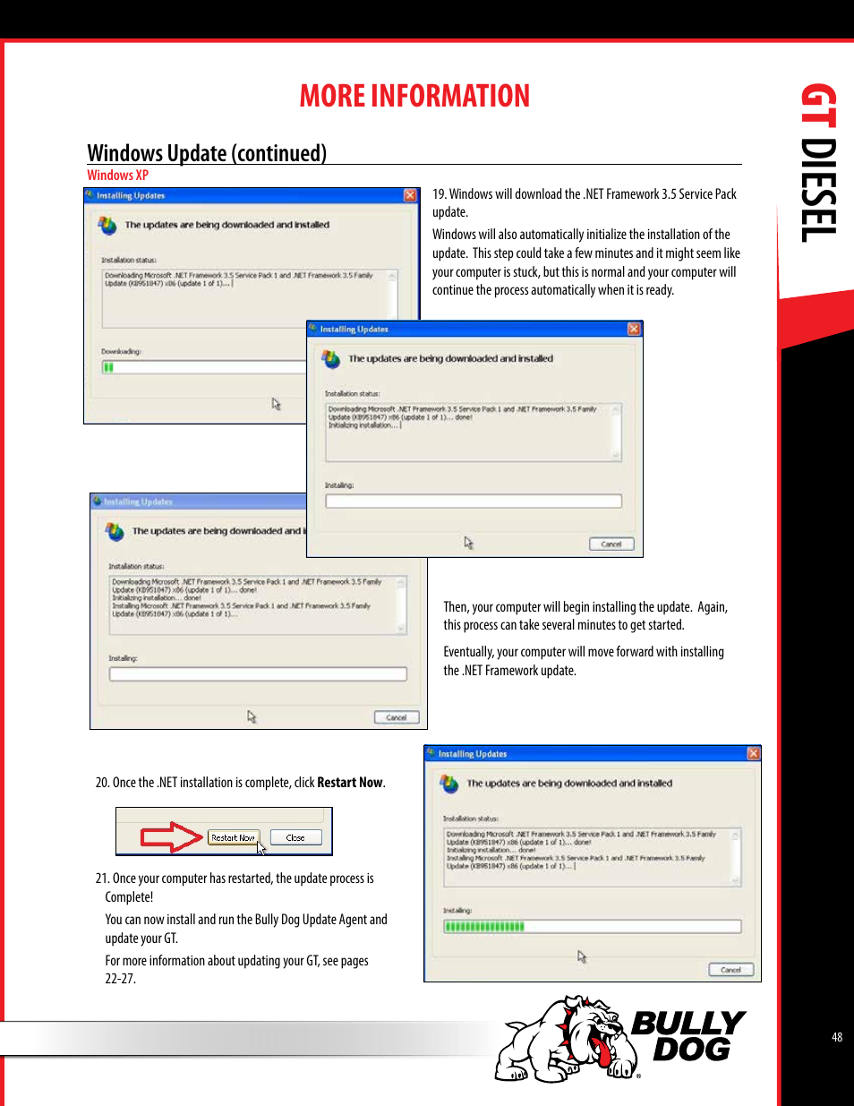 Gt diesel, More information | Bully Dog 40420 gauge GT tuner User Manual | Page 49 / 54