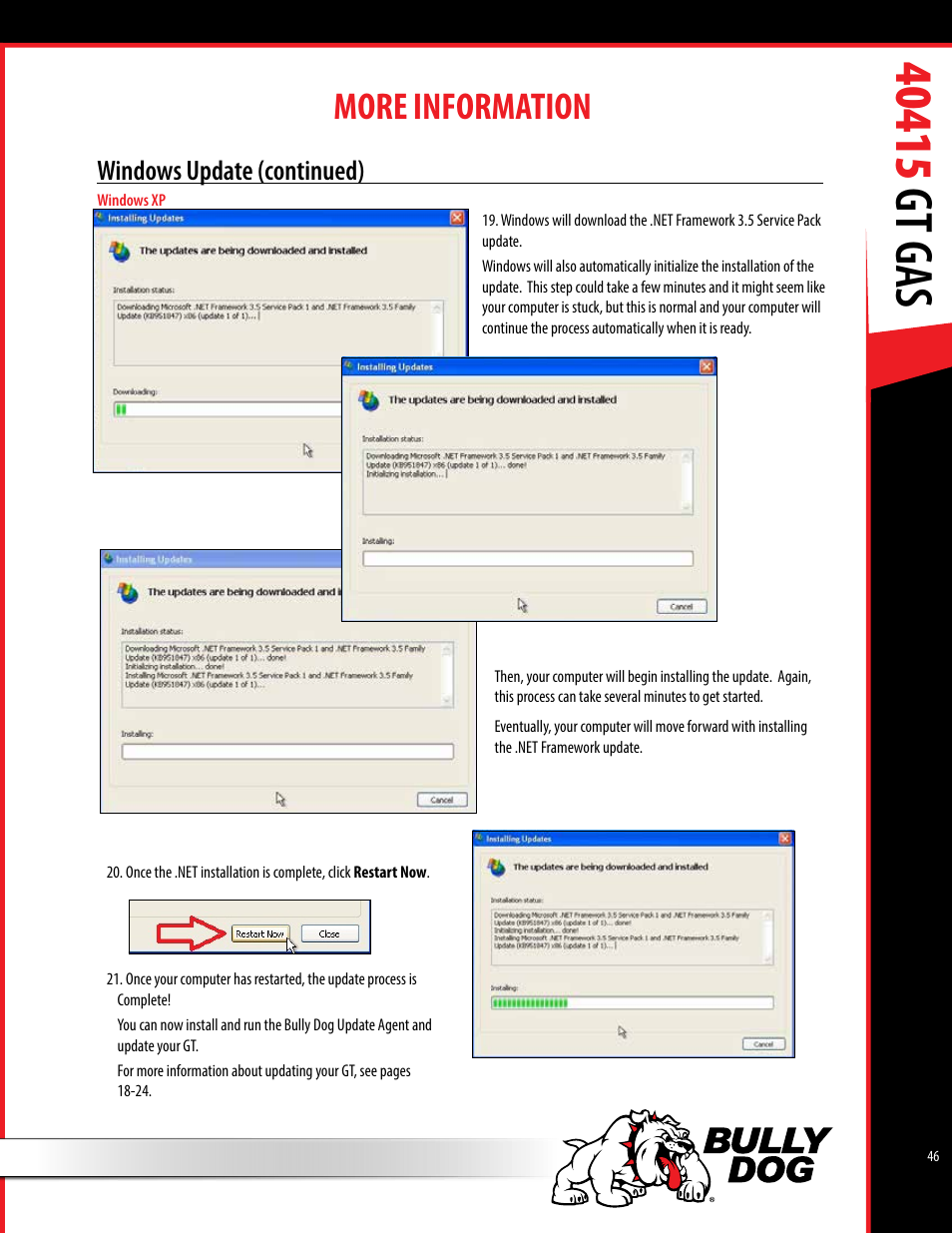 More information | Bully Dog 40415 gauge GT Gas tuner User Manual | Page 47 / 51