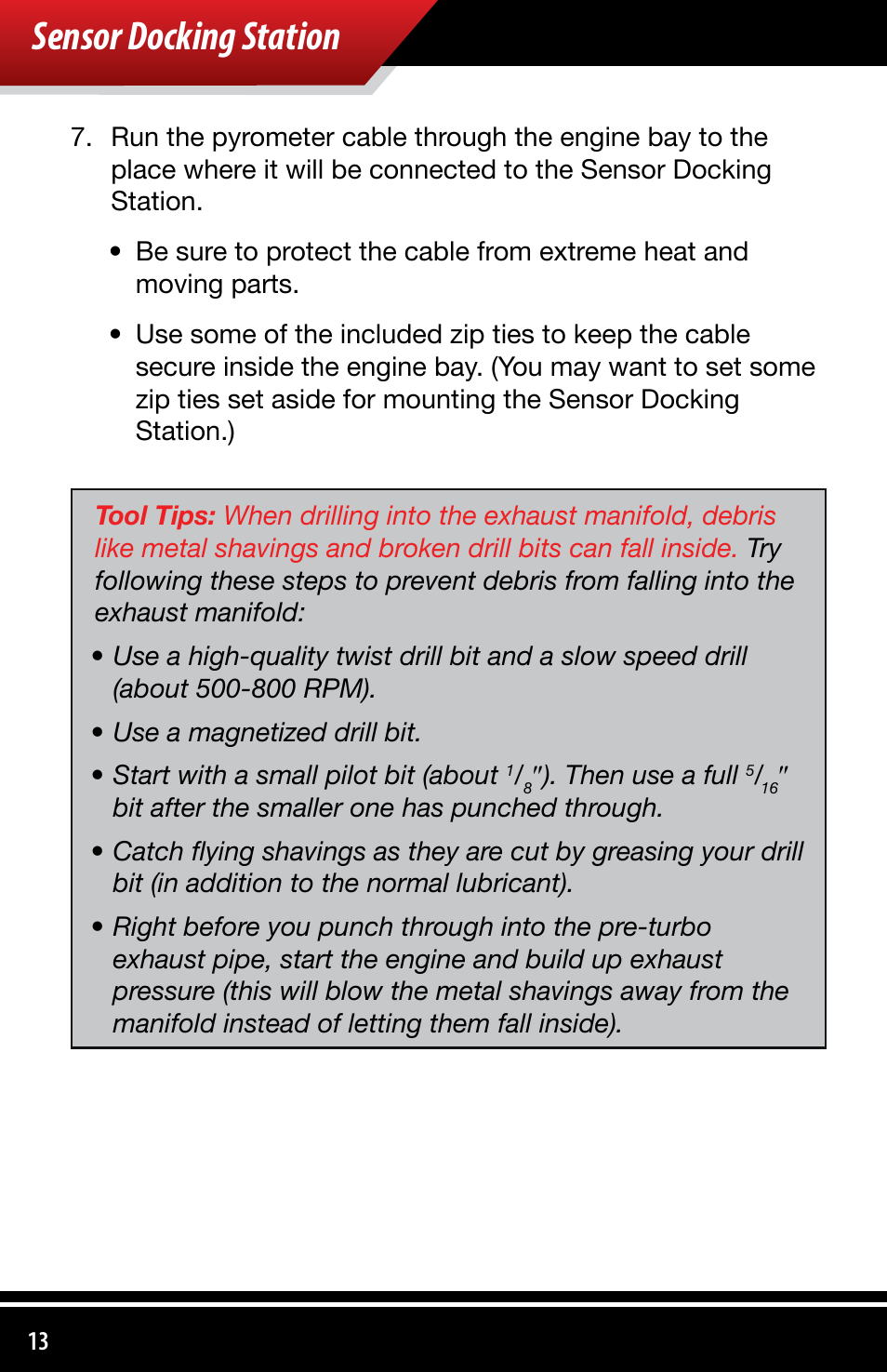 Sensor docking station | Bully Dog 4038x Sensor Docking Station User Manual | Page 14 / 40