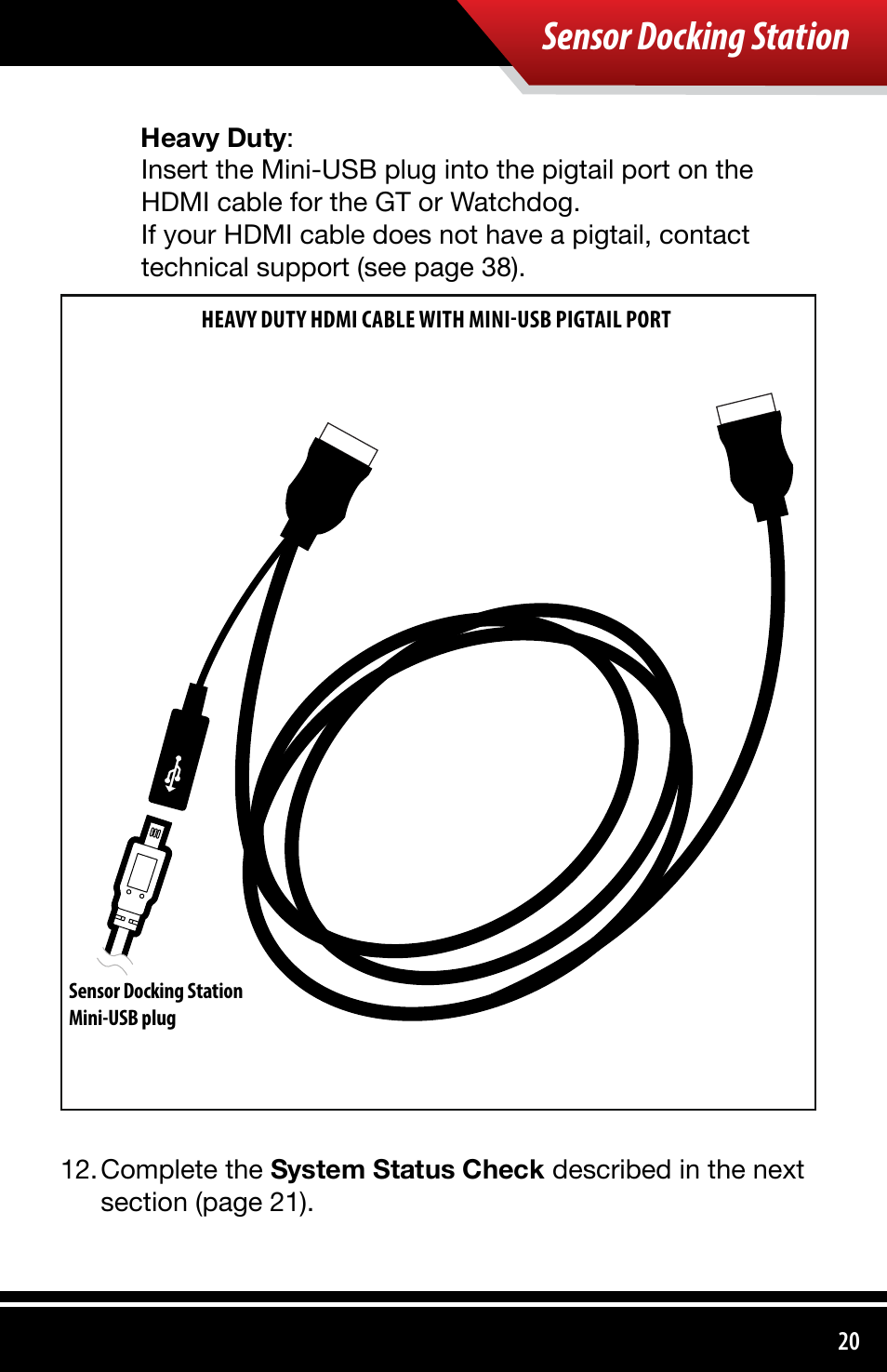 Sensor docking station | Bully Dog 4038x Sensor Docking Station User Manual | Page 21 / 40