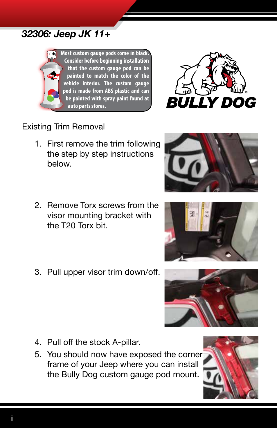 Bully Dog 32306 Jeep JK 11+ User Manual | 2 pages