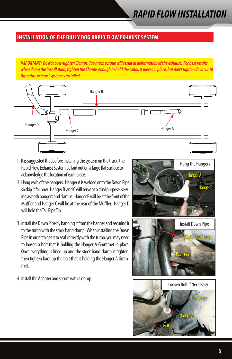 Rapid flow installation | Bully Dog 182061 Dodge 5.9L Cummins 2500-3500 03-04 User Manual | Page 7 / 12