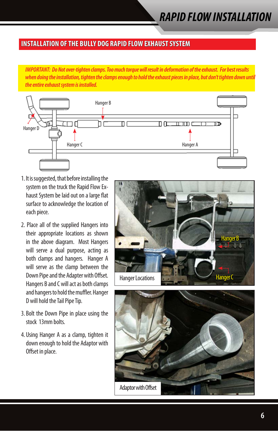 Rapid flow installation | Bully Dog 182060 Dodge 5.9L Cummins 2500-3500 94-02 User Manual | Page 7 / 12