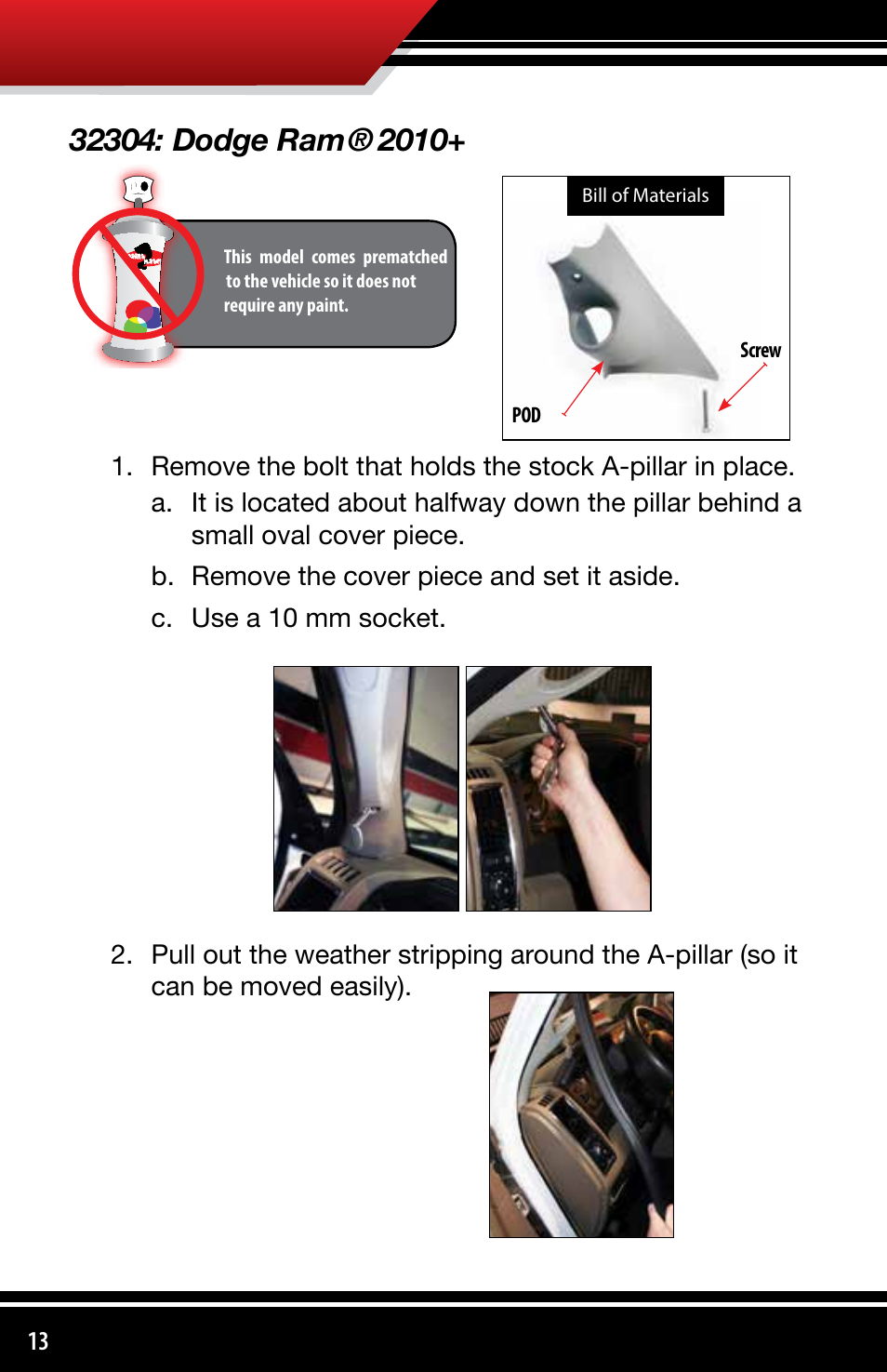 Bully Dog 3330x Custom Gauge Pods User Manual | Page 14 / 30