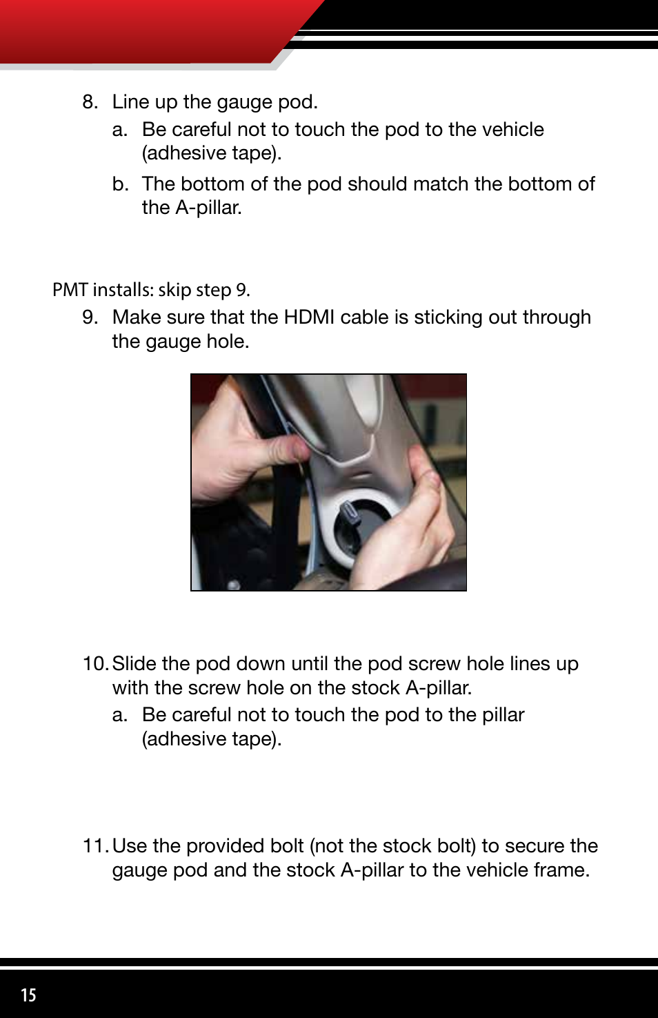 Bully Dog 3330x Custom Gauge Pods User Manual | Page 16 / 30