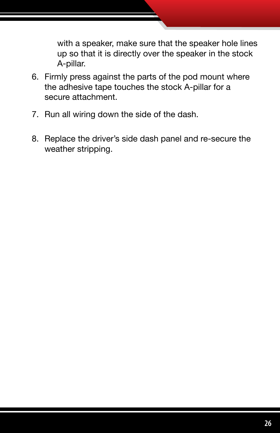 Bully Dog 3330x Custom Gauge Pods User Manual | Page 27 / 30