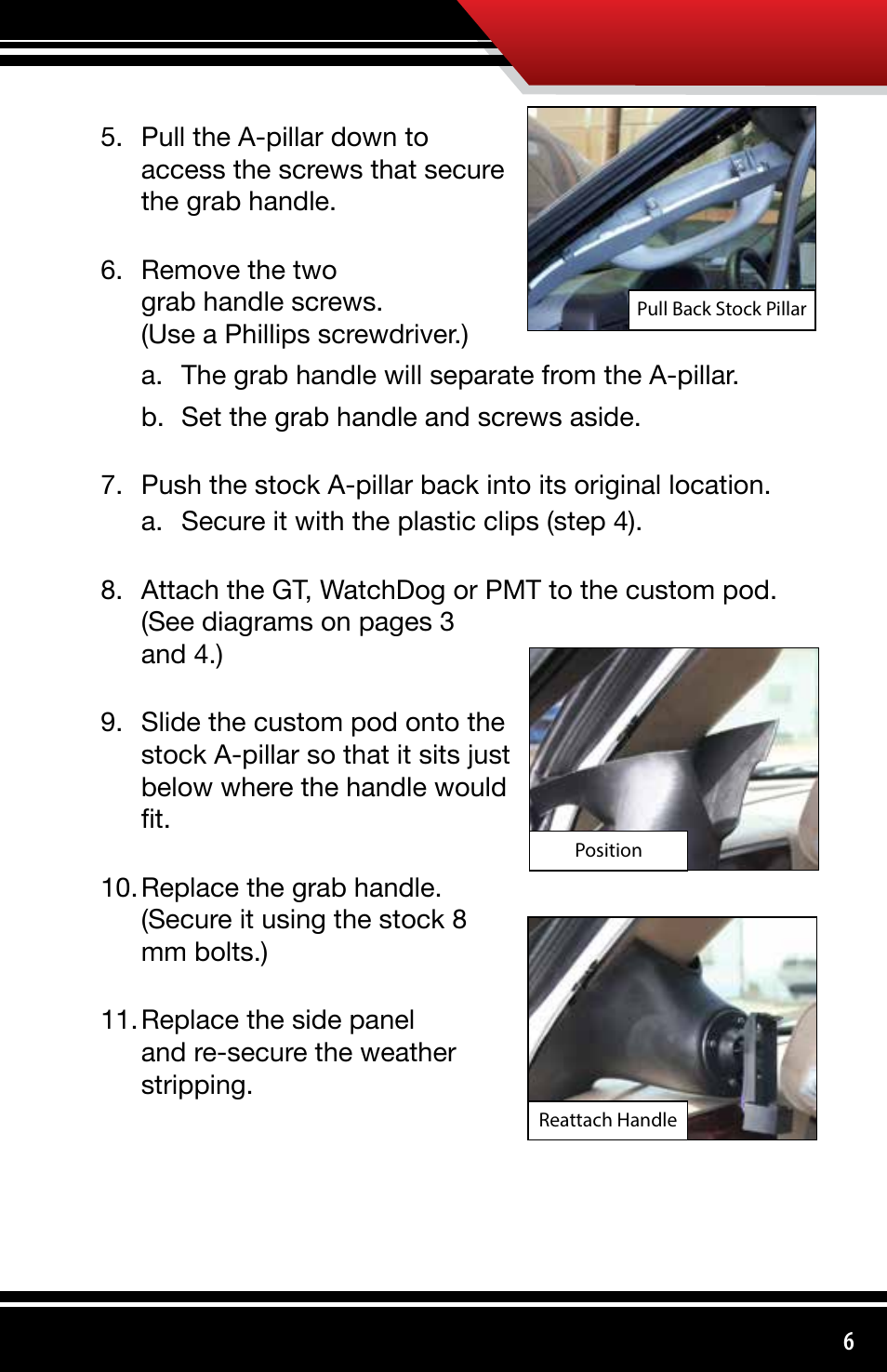 Bully Dog 3330x Custom Gauge Pods User Manual | Page 7 / 30
