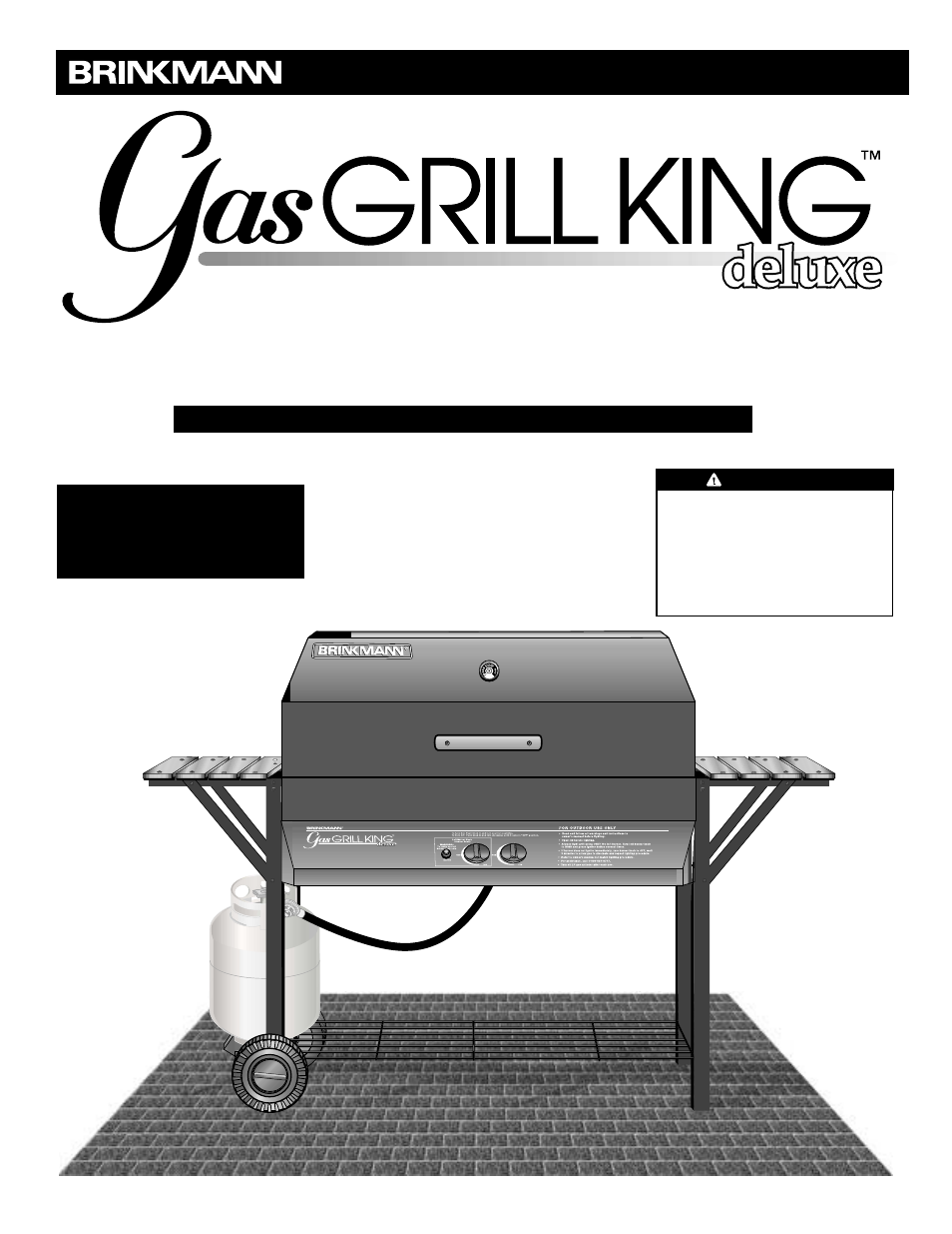 Brinkmann Gas Grill King User Manual | 28 pages