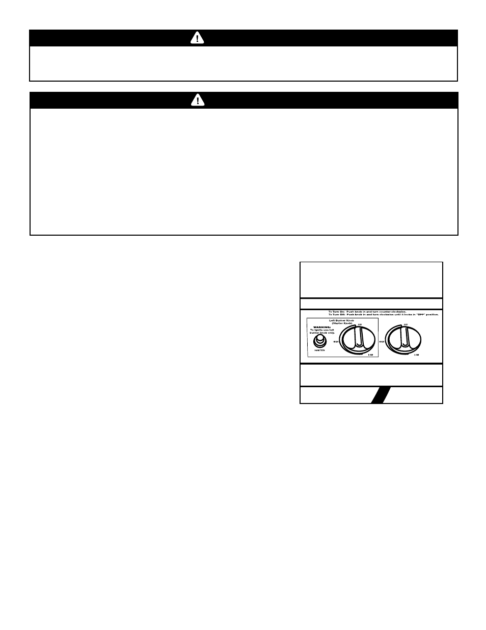 Warning, Lighting instructions, Lighting the burner | Match lighting the burner | Brinkmann Gas Grill King User Manual | Page 10 / 28