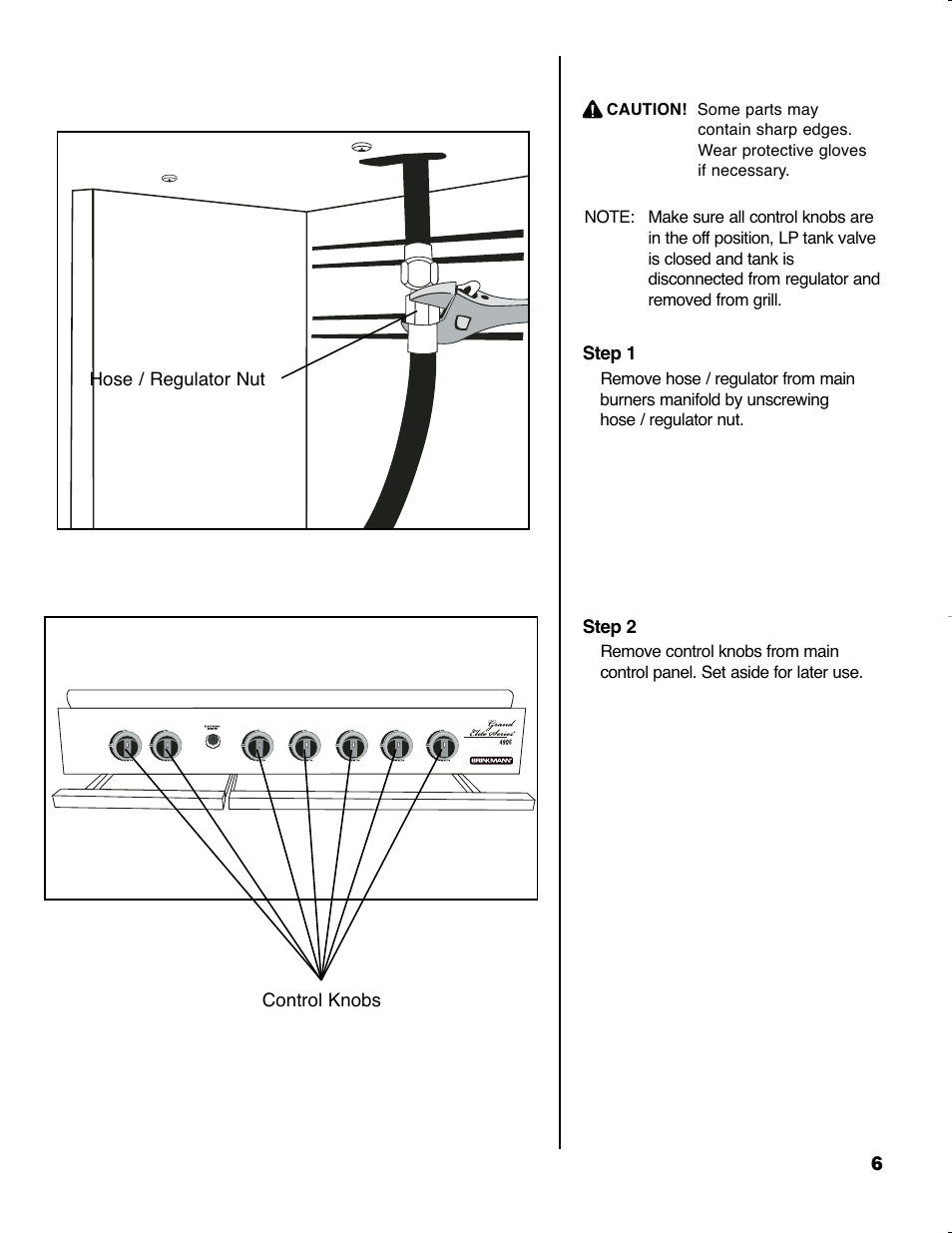 Brinkmann GRAND ELITE SERIES 4905 User Manual | Page 7 / 28
