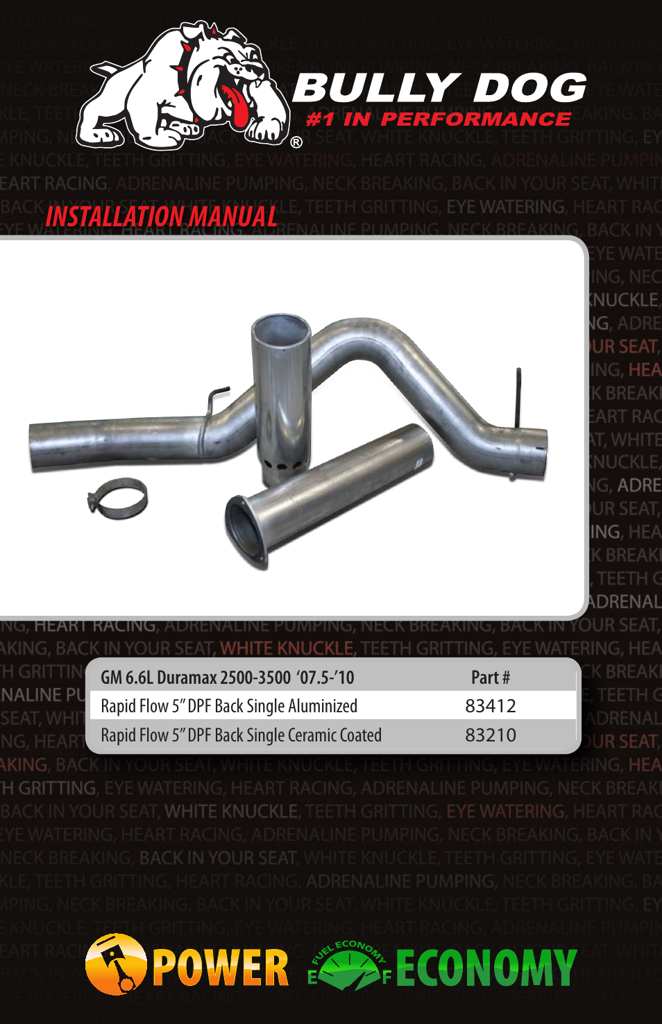 Bully Dog 83210 Rapid Flow User Manual | 12 pages