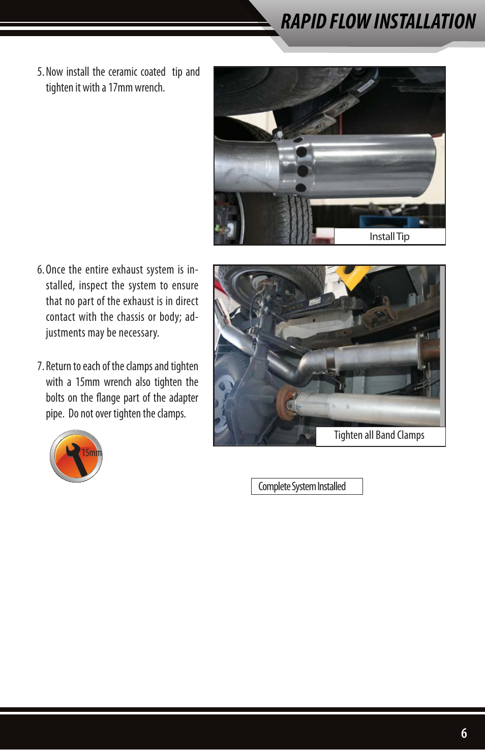 Rapid flow installation | Bully Dog 83210 Rapid Flow User Manual | Page 7 / 12