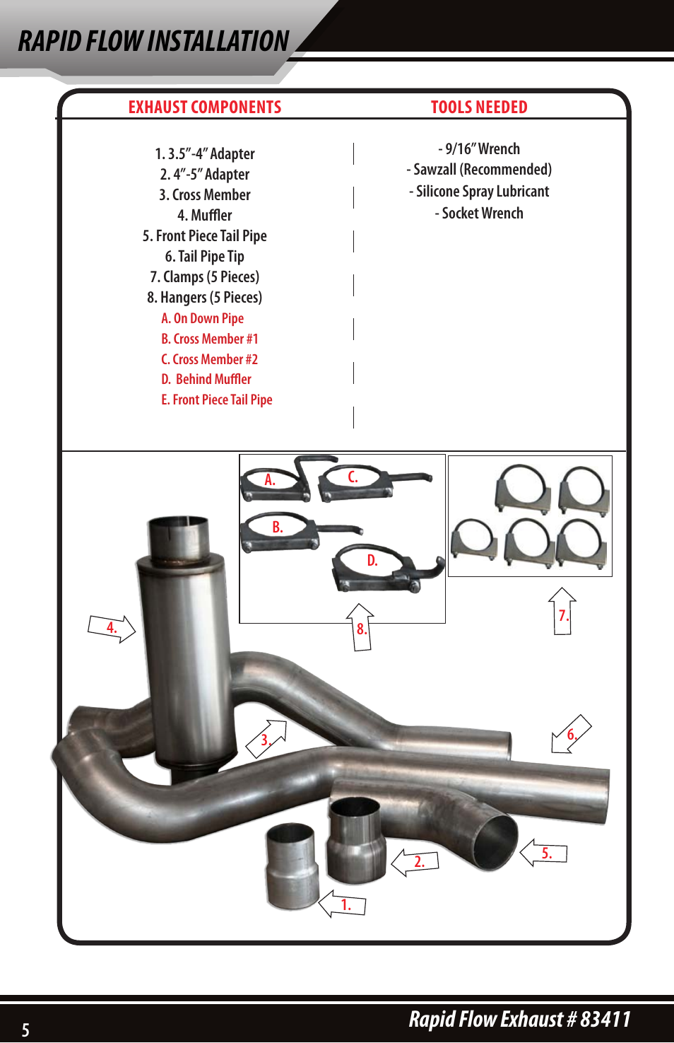 Rapid flow installation | Bully Dog 83411 Rapid Flow User Manual | Page 4 / 12