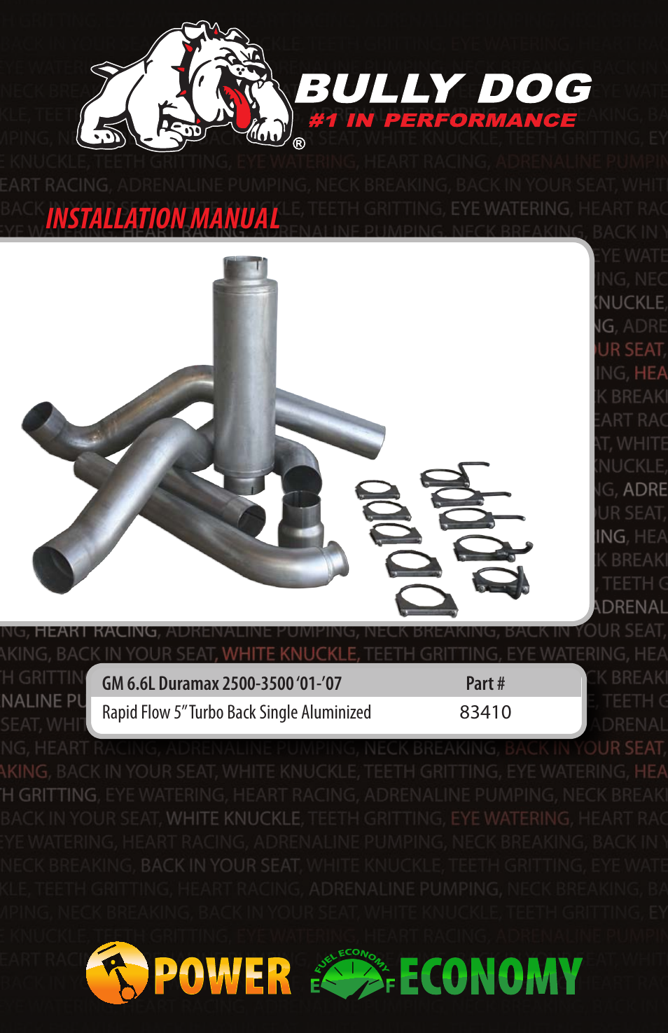 Bully Dog 83410 Rapid Flow User Manual | 12 pages