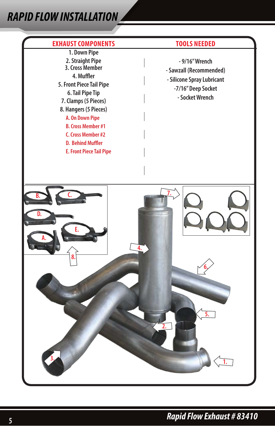 Rapid flow installation | Bully Dog 83410 Rapid Flow User Manual | Page 4 / 12
