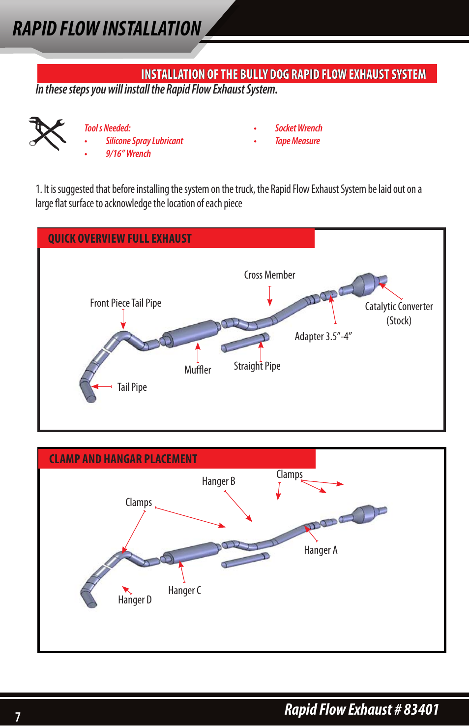 Rapid flow installation | Bully Dog 83401 Rapid Flow User Manual | Page 6 / 12