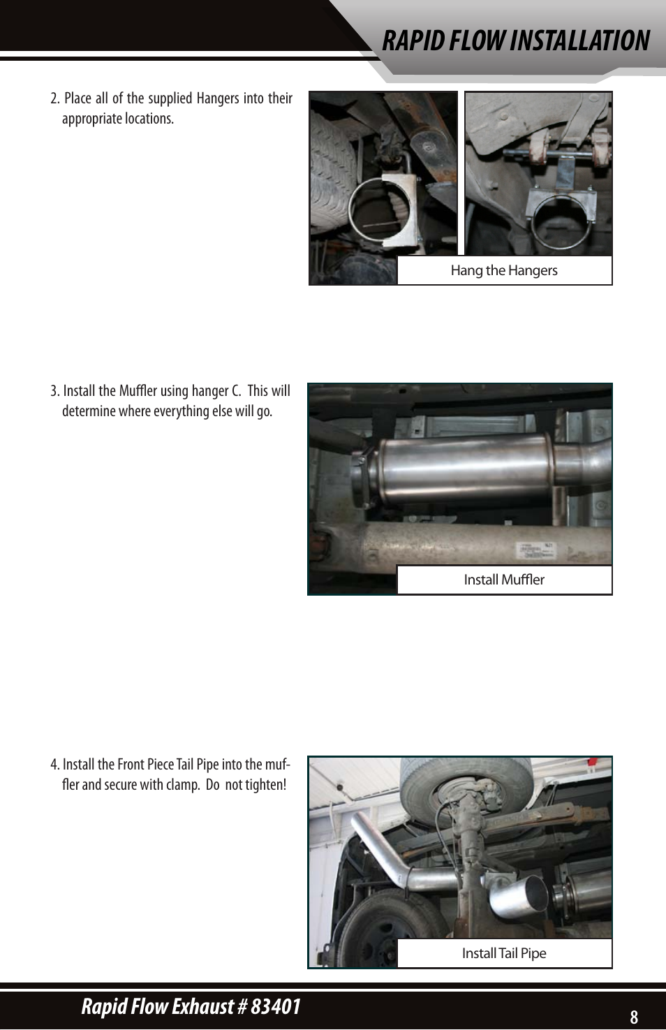 Rapid flow installation | Bully Dog 83401 Rapid Flow User Manual | Page 7 / 12