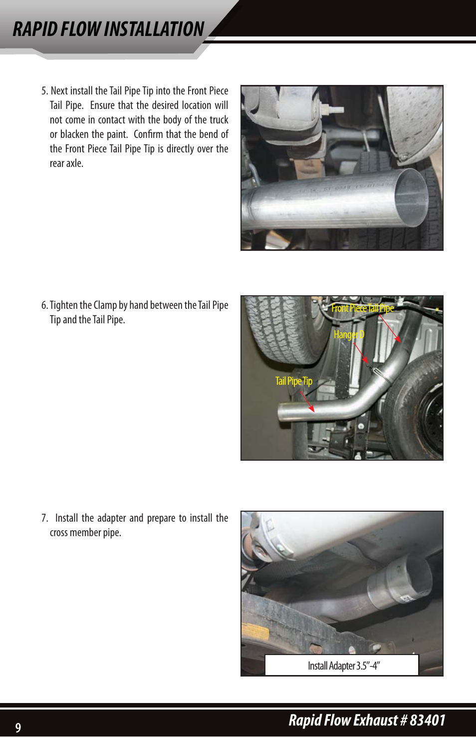 Rapid flow installation | Bully Dog 83401 Rapid Flow User Manual | Page 8 / 12