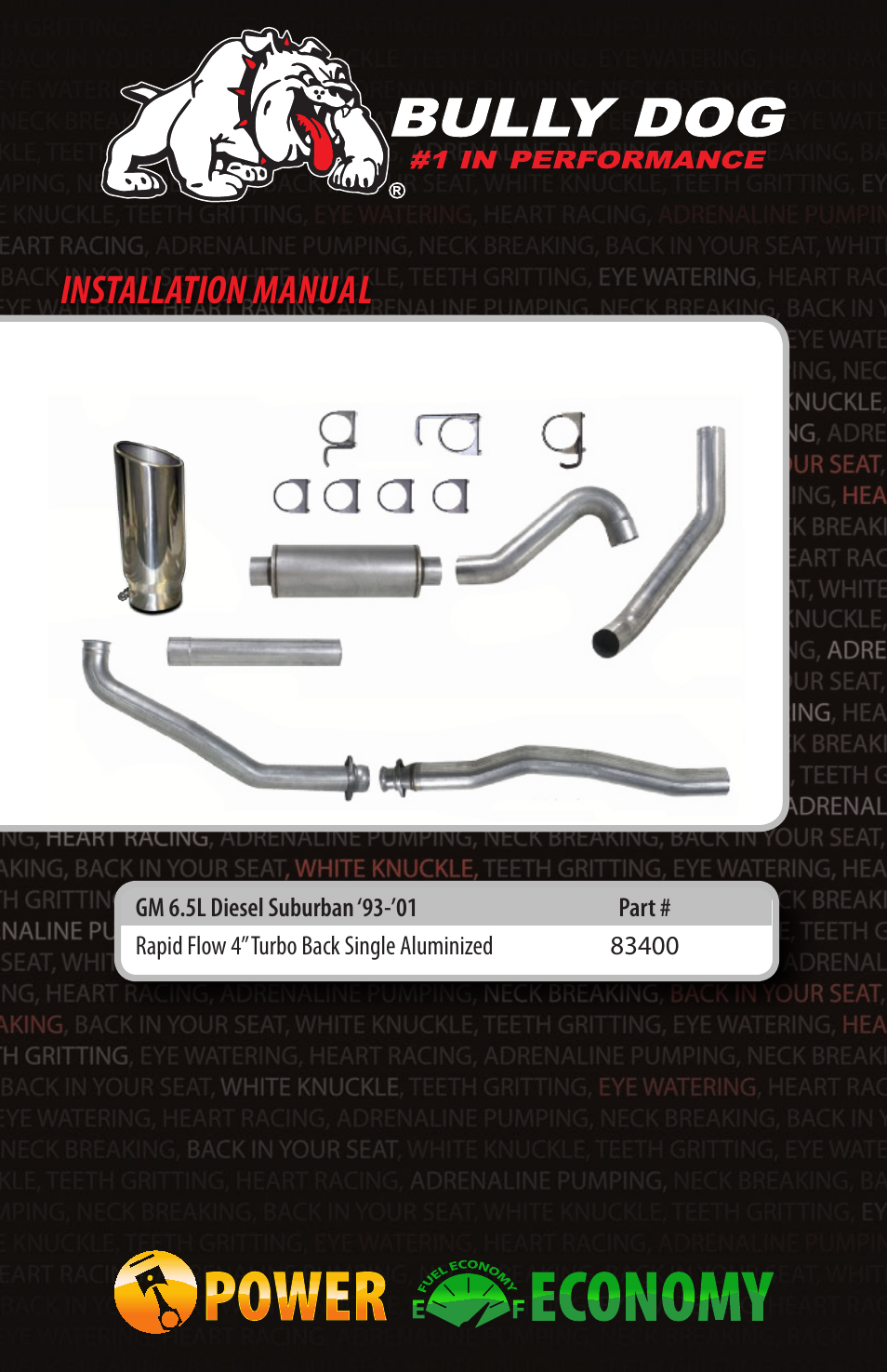 Bully Dog 83400 Rapid Flow User Manual | 8 pages