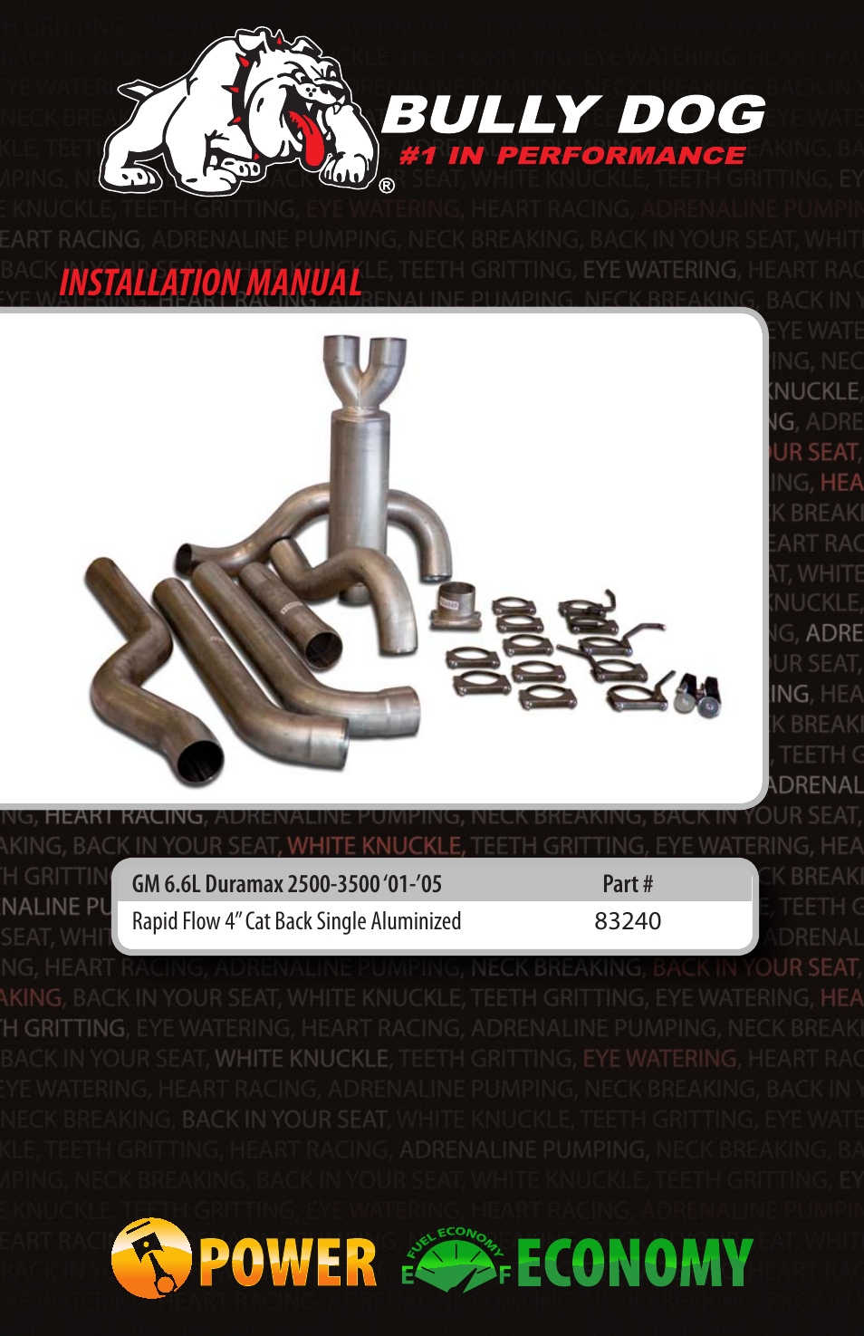 Bully Dog 83240 Rapid Flow User Manual | 12 pages
