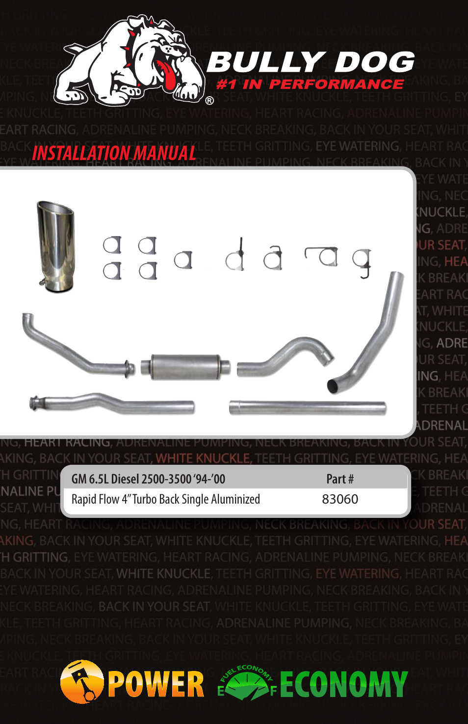 Bully Dog 83060 Rapid Flow User Manual | 8 pages