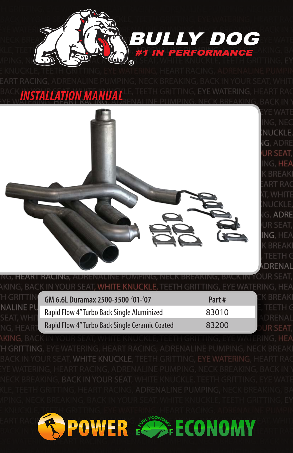 Bully Dog 83200 Rapid Flow User Manual | 12 pages