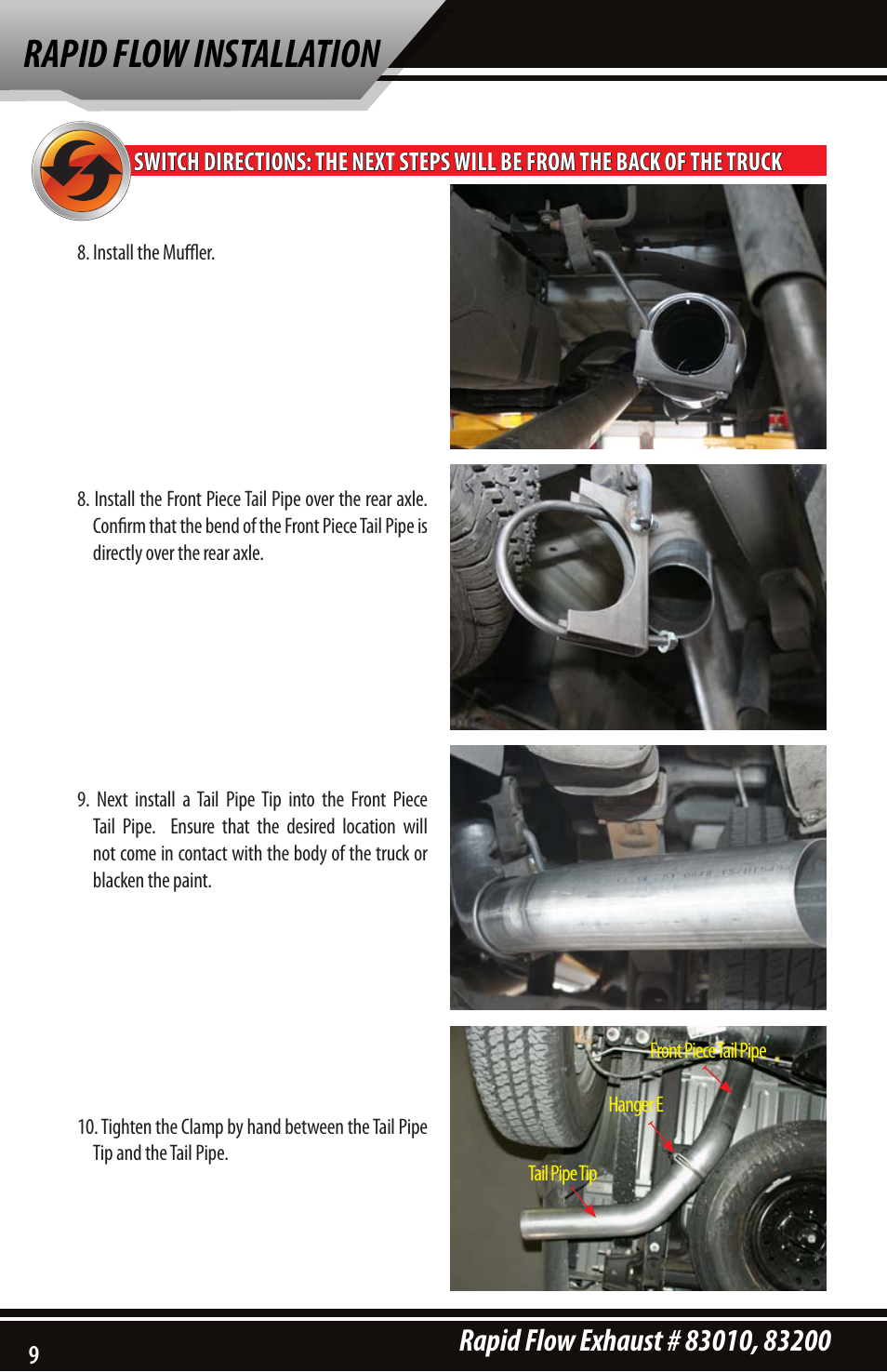 Rapid flow installation | Bully Dog 83200 Rapid Flow User Manual | Page 8 / 12