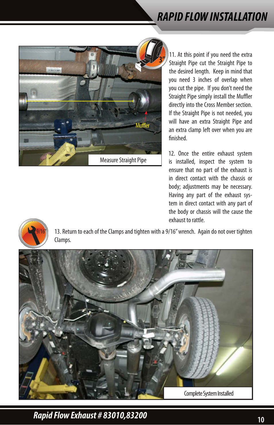 Rapid flow installation | Bully Dog 83200 Rapid Flow User Manual | Page 9 / 12