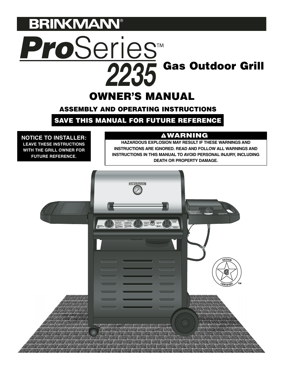 Brinkmann 2235 User Manual | 36 pages