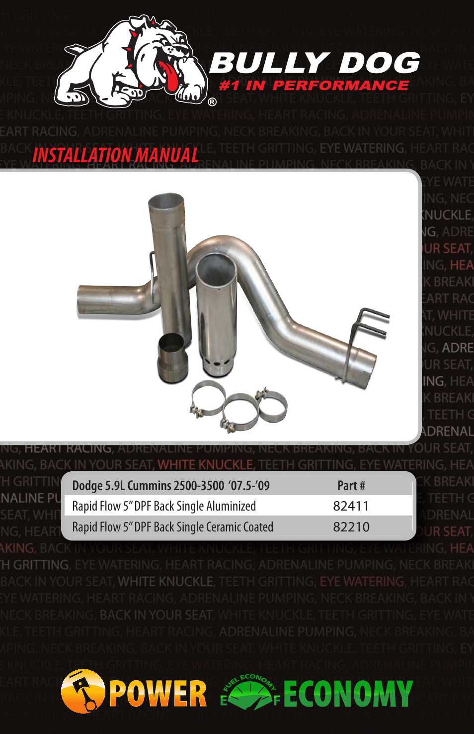 Bully Dog 82210 Rapid Flow User Manual | 12 pages