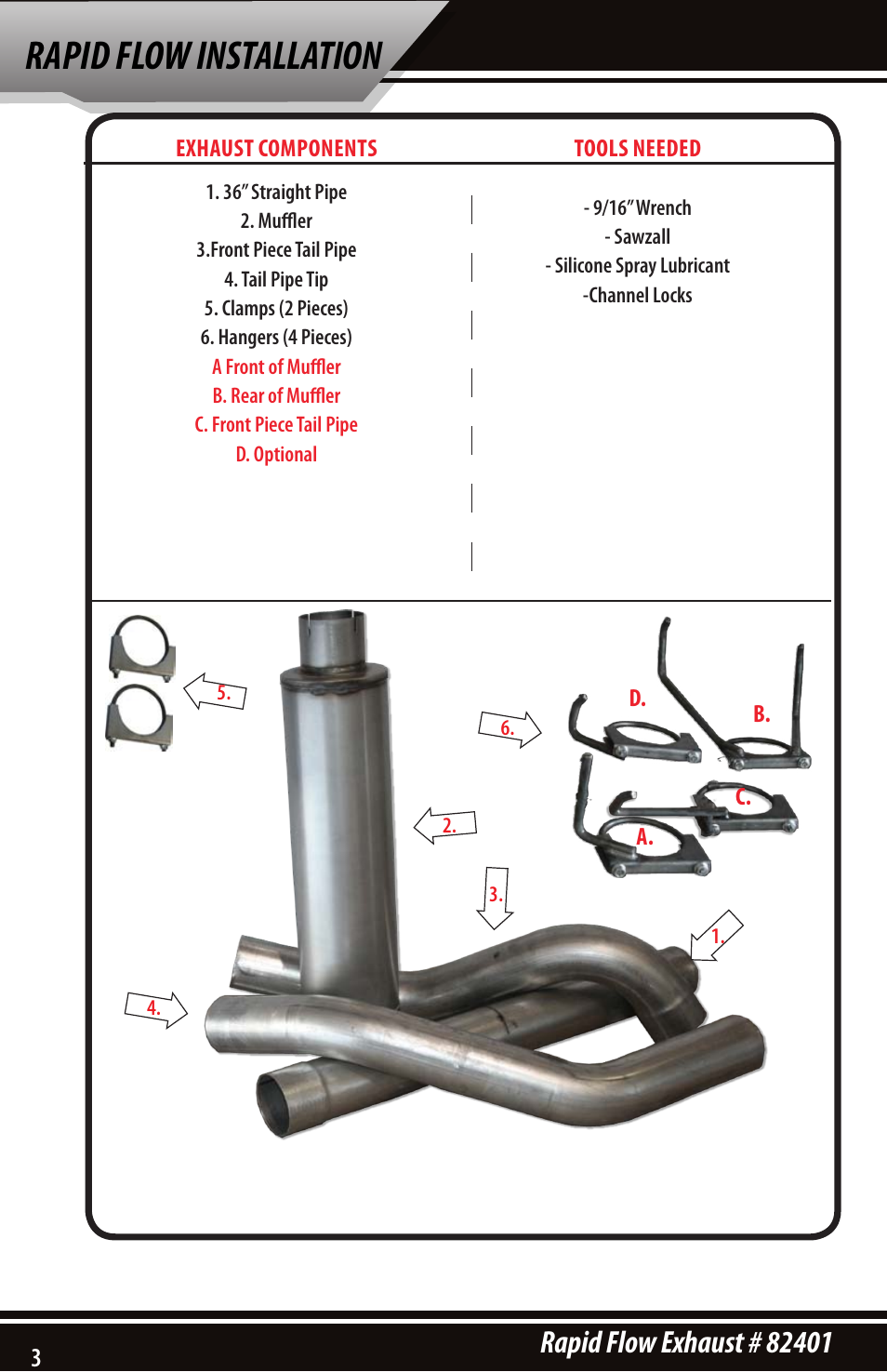 Rapid flow installation | Bully Dog 82401 Rapid Flow User Manual | Page 4 / 12