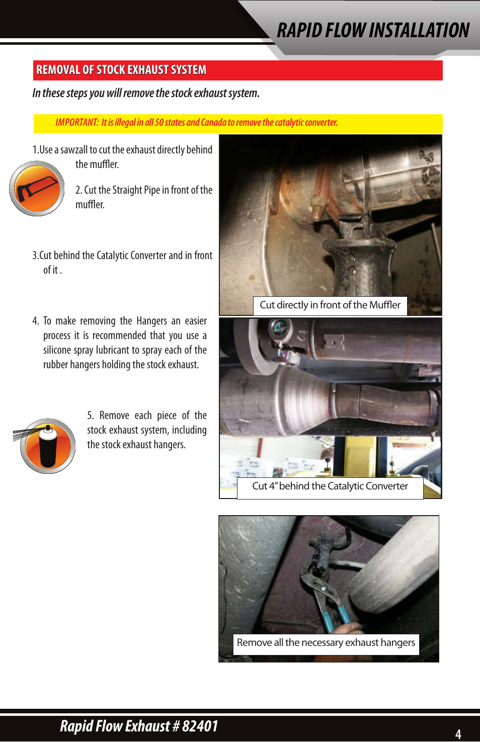 Rapid flow installation | Bully Dog 82401 Rapid Flow User Manual | Page 5 / 12