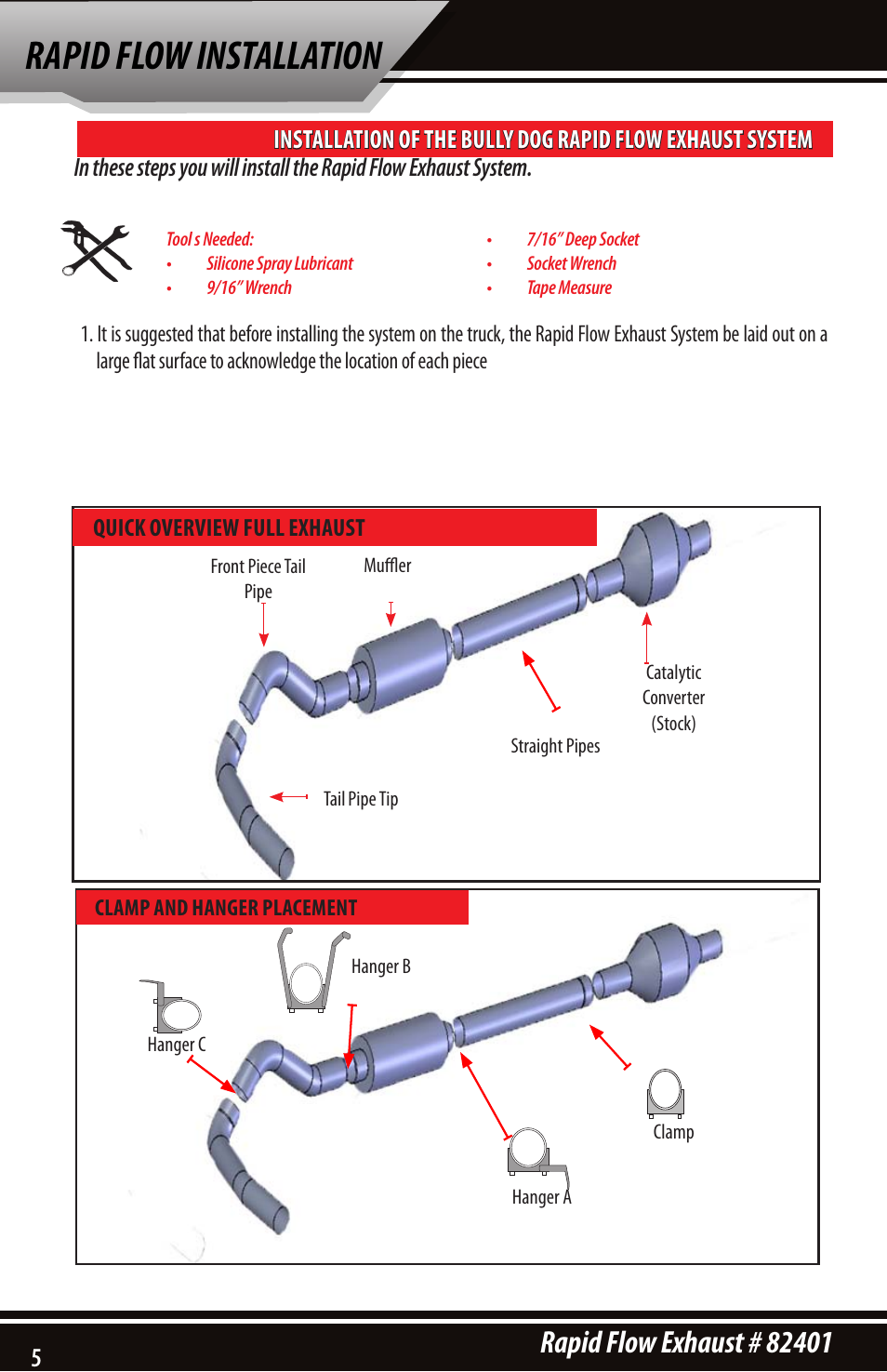 Rapid flow installation | Bully Dog 82401 Rapid Flow User Manual | Page 6 / 12