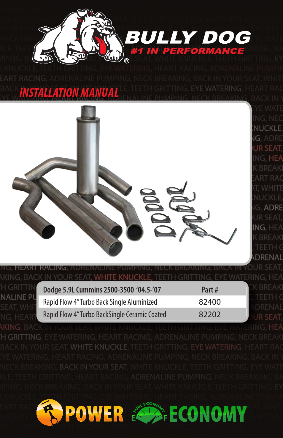 Bully Dog 82202 Rapid Flow User Manual | 12 pages
