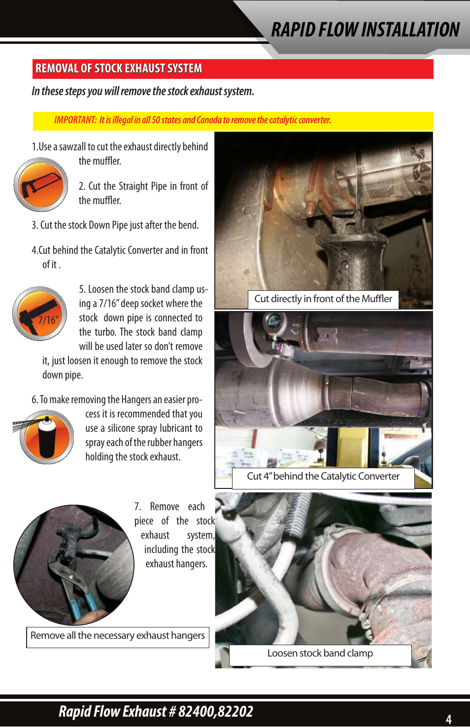 Rapid flow installation | Bully Dog 82202 Rapid Flow User Manual | Page 5 / 12