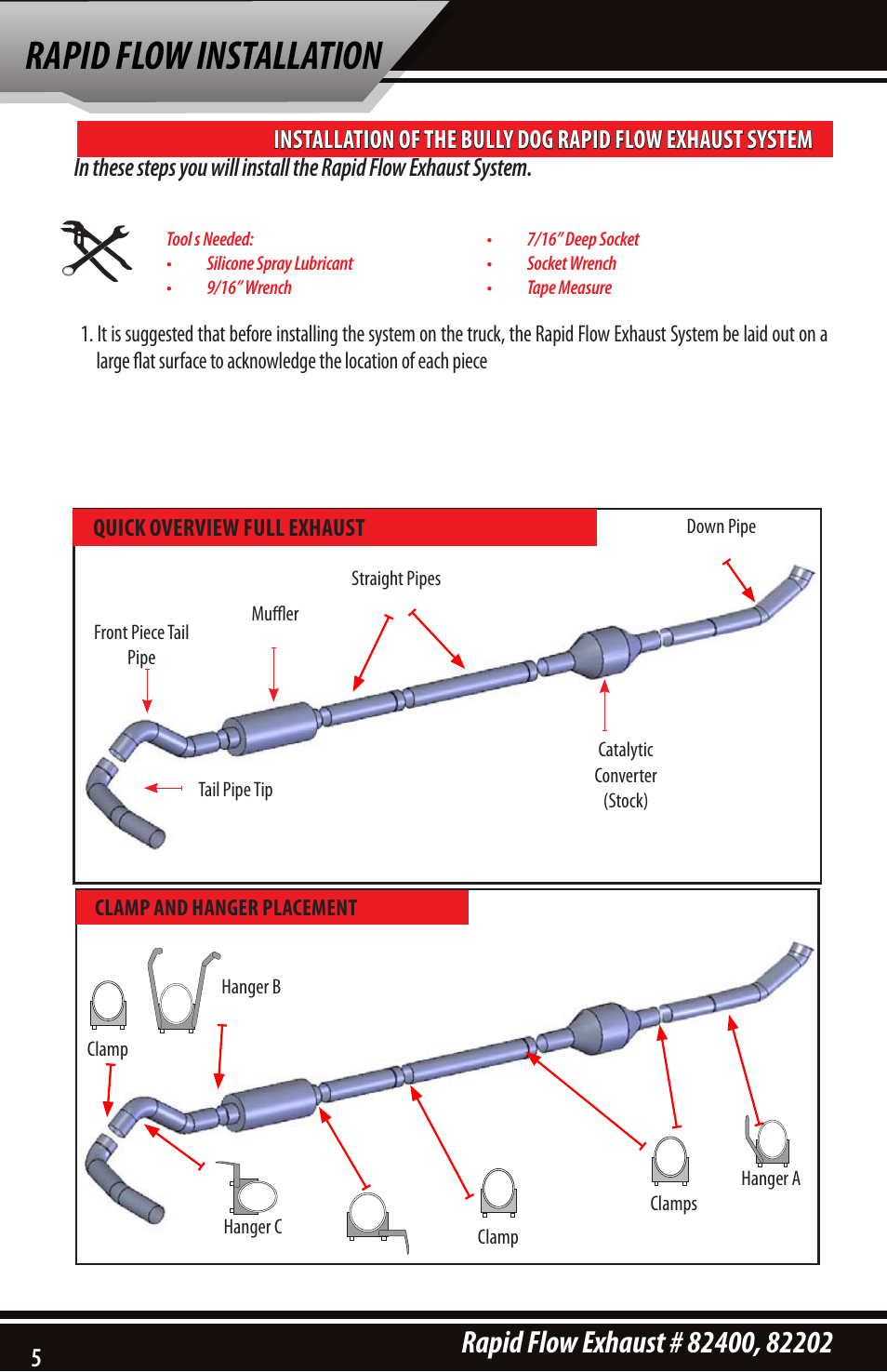 Rapid flow installation | Bully Dog 82202 Rapid Flow User Manual | Page 6 / 12