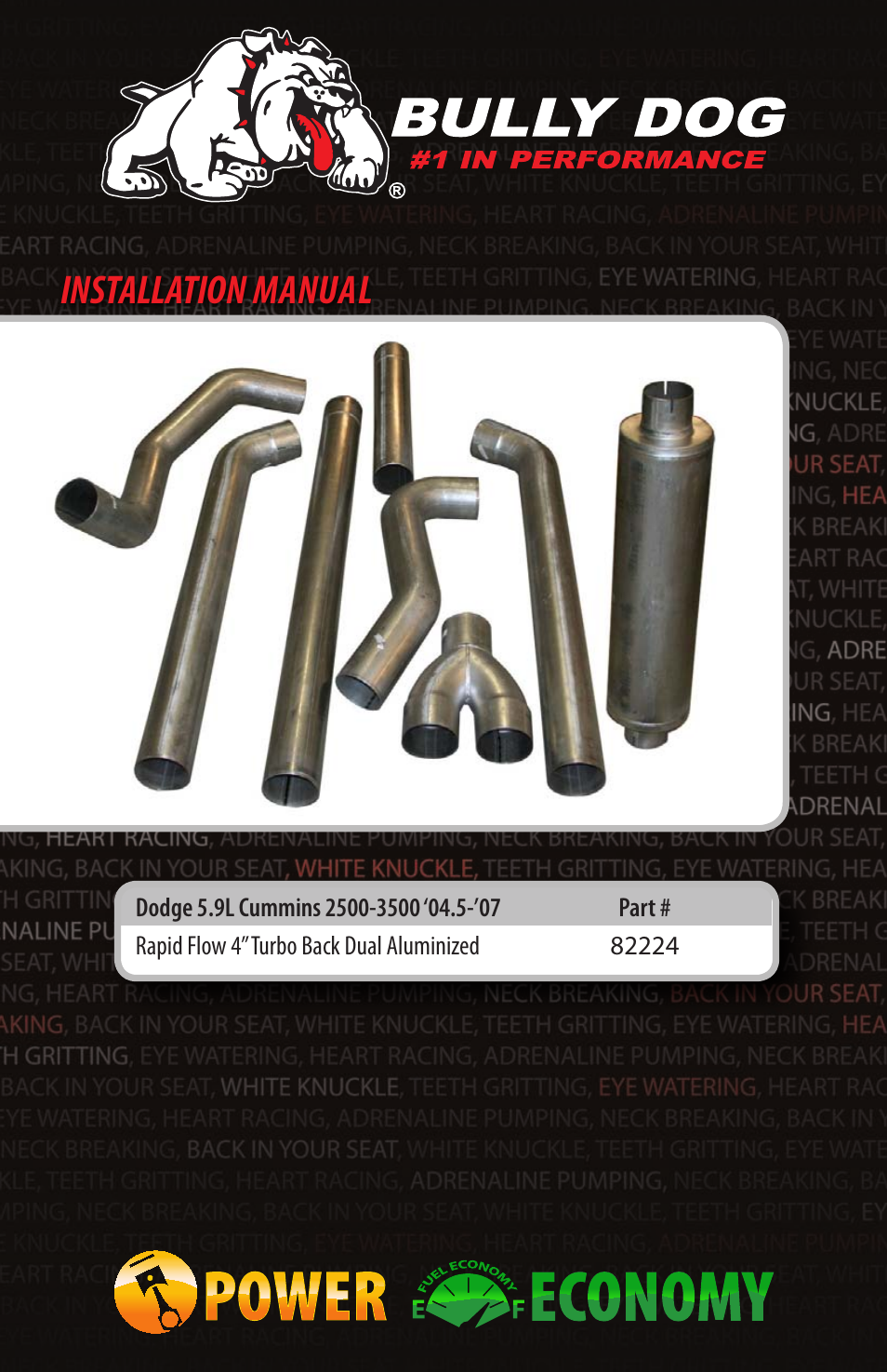Bully Dog 82224 Rapid Flow User Manual | 12 pages