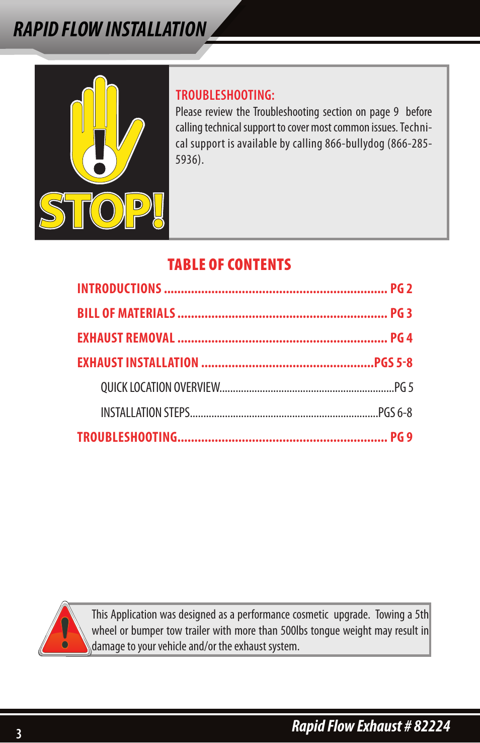 Bully Dog 82224 Rapid Flow User Manual | Page 2 / 12
