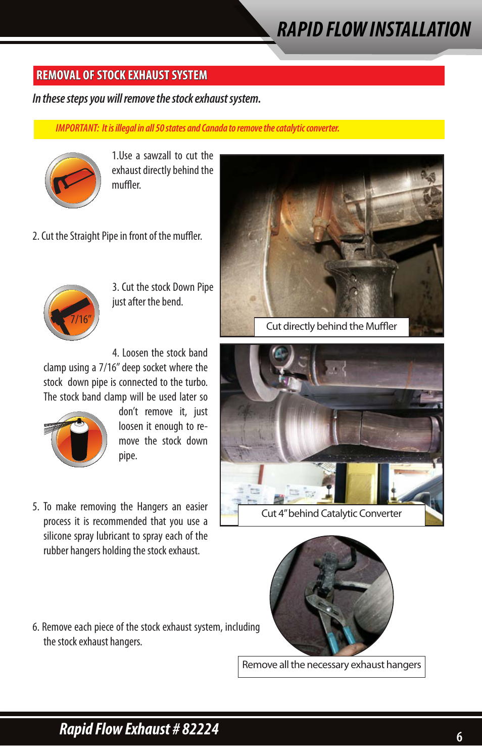 Rapid flow installation | Bully Dog 82224 Rapid Flow User Manual | Page 5 / 12