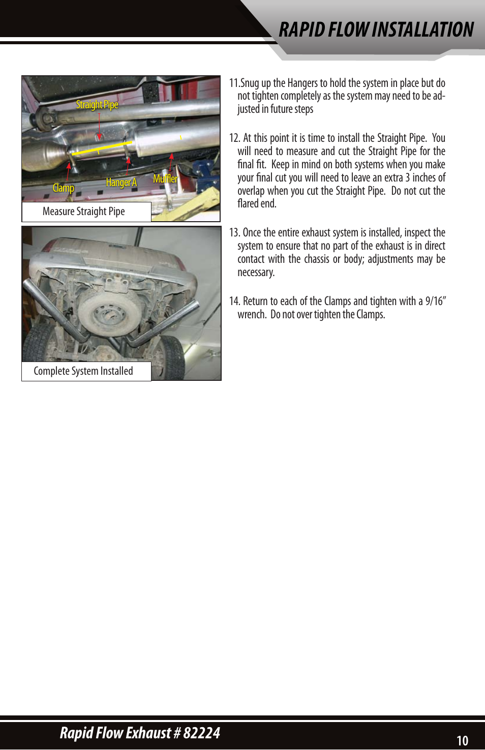 Rapid flow installation | Bully Dog 82224 Rapid Flow User Manual | Page 9 / 12