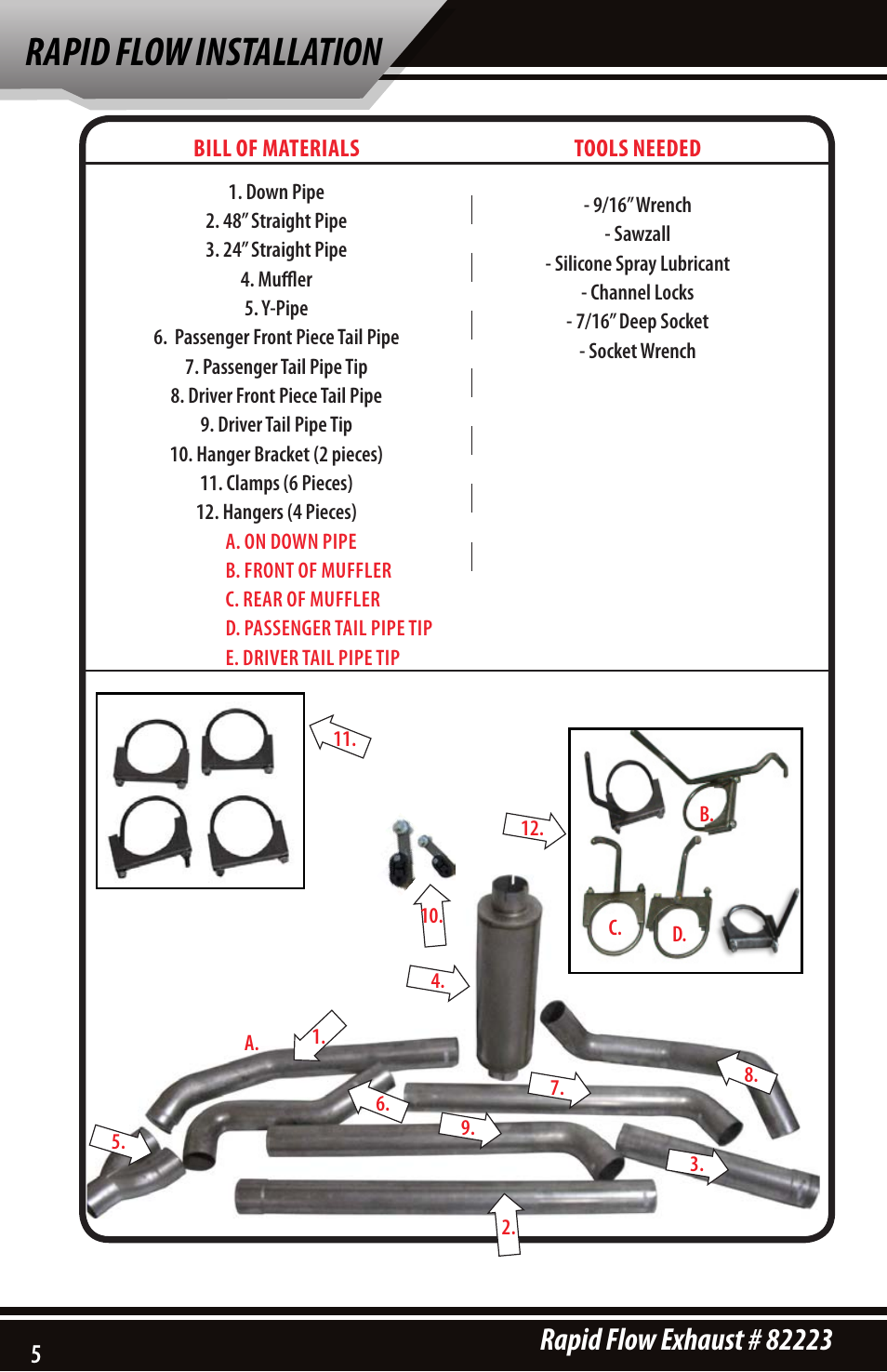 Rapid flow installation | Bully Dog 82223 Rapid Flow User Manual | Page 4 / 12